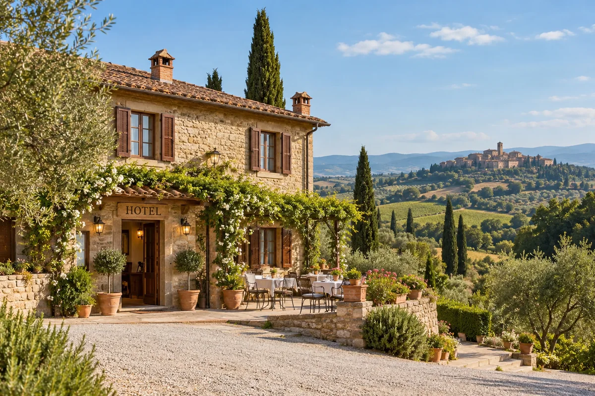 Hotel or B&B in a recognizable environment of Italië