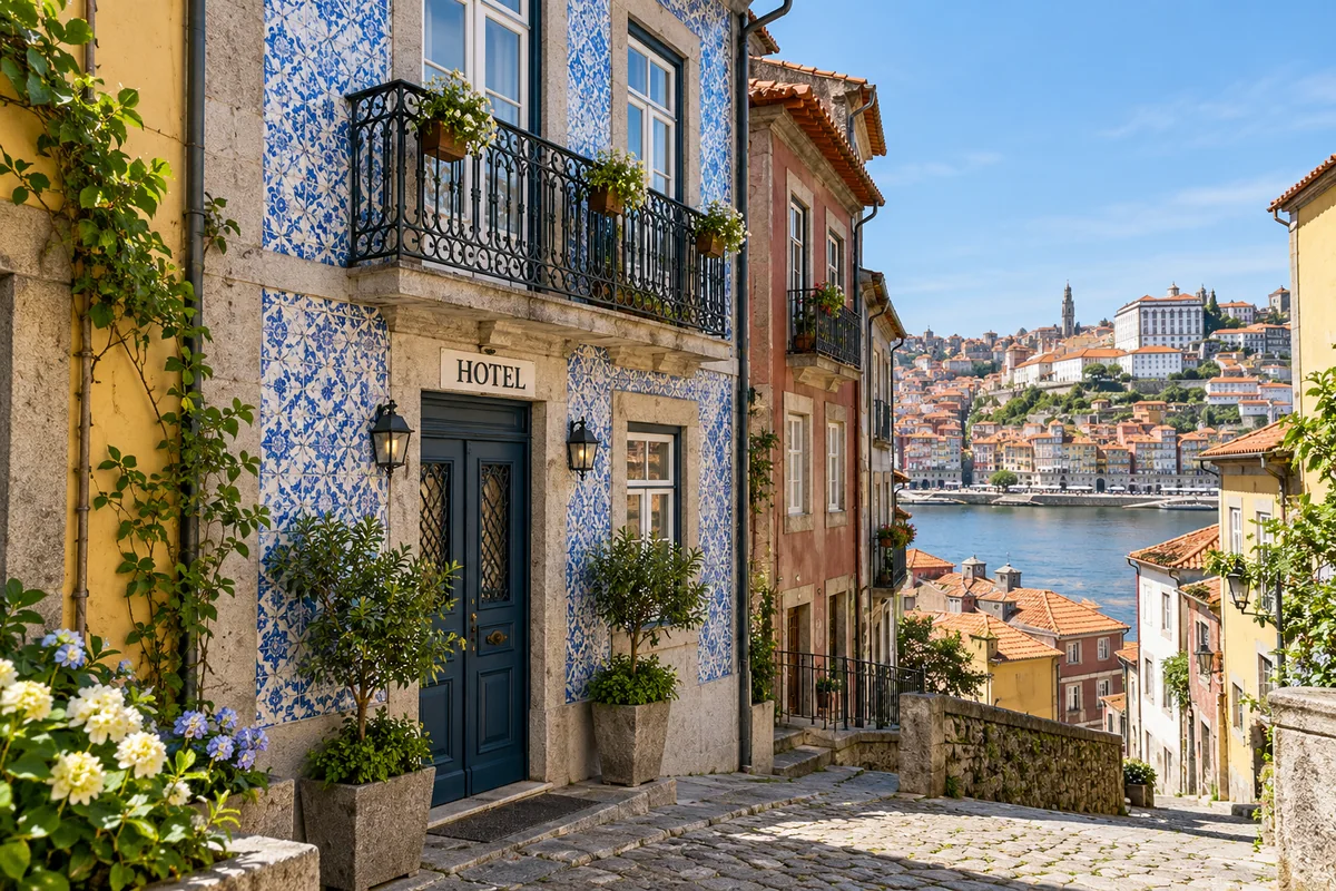 Hotel or B&B in a recognizable environment of Portugal